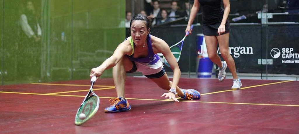 Malaysia's Low Wee Wern in action at the Tournament of Championships.