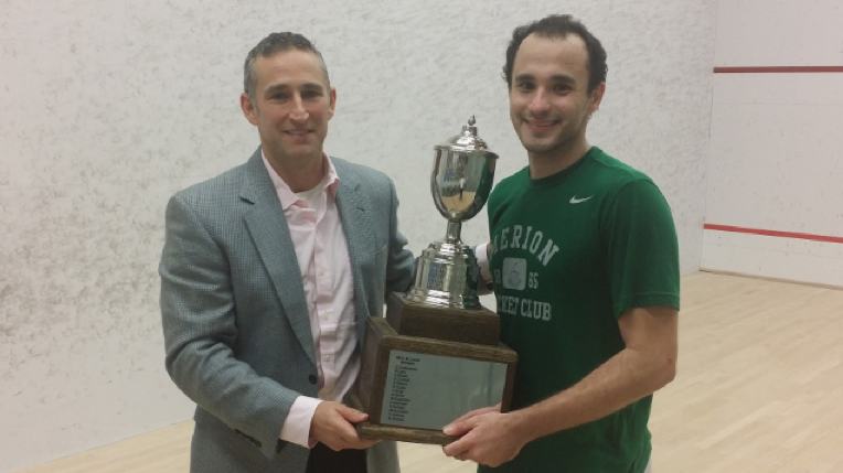 Tournament director Mike Puertas with Reda.