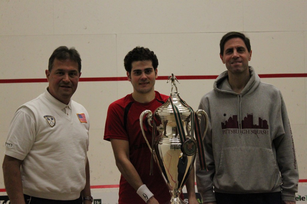 Tournament Director Duilio Costa, Karim Gawad, Tournament Director Steven Baicker-Mckee