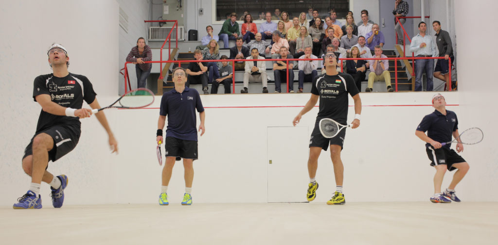 A 2014 Maryland Club Final between Yvain Badan & Manek Mathur and John Russell & Clive Leach. 