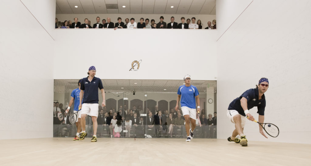 The 2015 PDC Cup final. L-R: Yvain Badan, Ben Gould, Manek Mathur, Damien Mudge. (image: Allison Shirreffs)