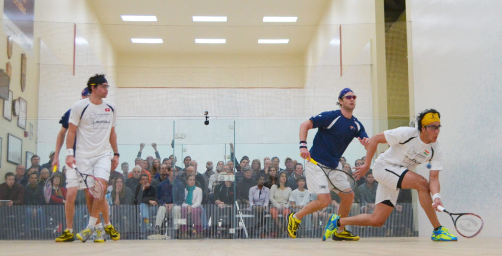 The 2015 Putnam Pro-Am Final. L-R: Manek Mathur, Damien Mudge, Yvain Badan.