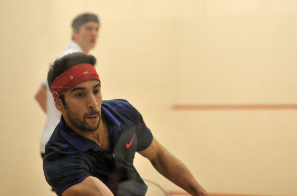 Malhotra (l) against Harrity. (image: Oregon Open)