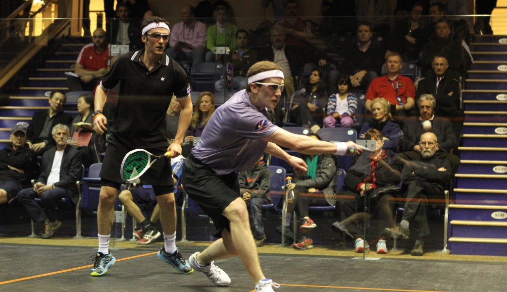 Todd Harrity (R) against Chris Hanson (L) in the 2014 Nationals at the McArthur Center in Charlottesville 