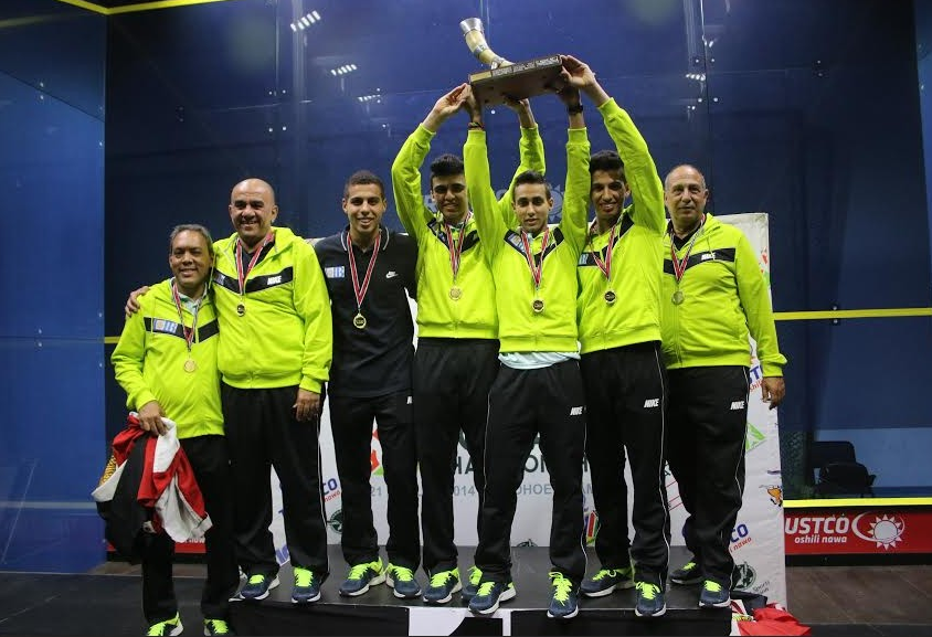 2014 Men's Team World Junior Champions Egypt (above) will host the 2015 World Junior Championships.