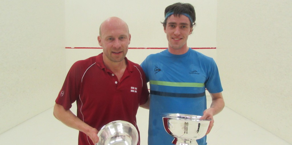 Julian Illingworth (R) winner of 2013 U.S. Hardball Singles Championship with finalist Chris Walker (Image: John Cosmi)