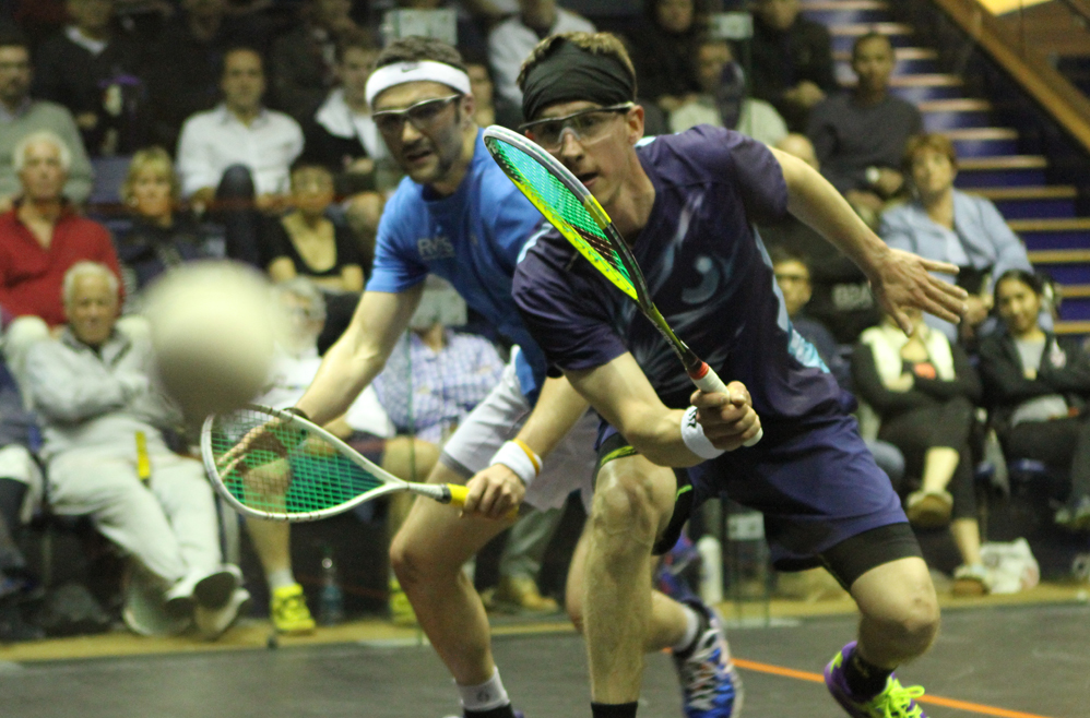 Chris Gordon (R) against Chris Hanson in the 2015 S.L. Green semifinals. 