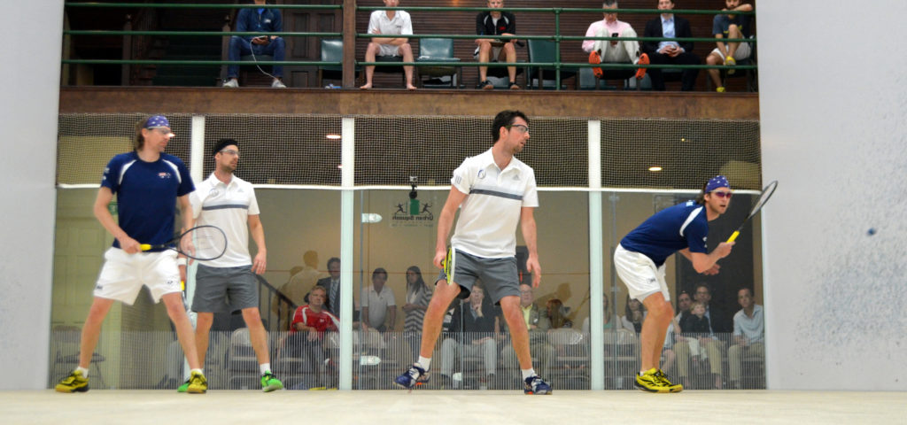 The 2015 Tavern Club semifinals l-r: Ben Gould, Scott Arnold, Robin Clarke, Damien Mudge.