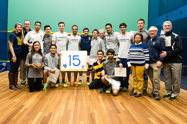 Trinity won their fifteenth Potter Cup in 2015. (image: Michael T. Bello/mtbello.com
