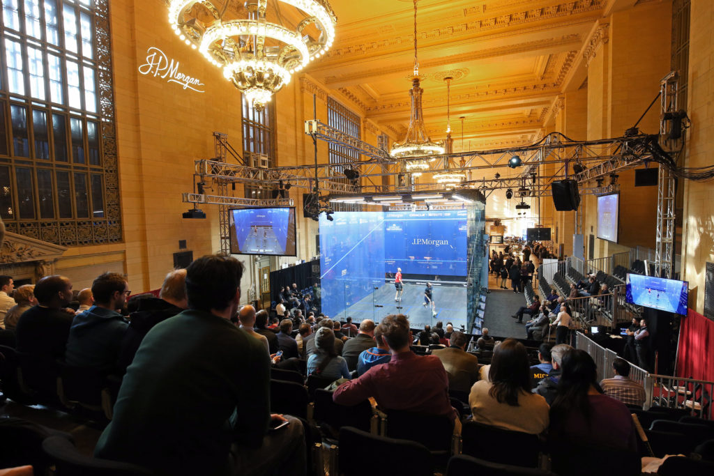 US SQUASH Tournament of Champions Lights Up Grand Central